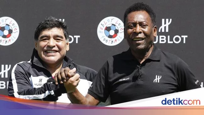 Pele dan Maradona Kini Main Sepakbola Bersama di Surga