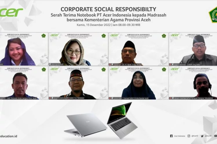 Acer Beri Bantuan Laptop ke Sekolah di Indonesia