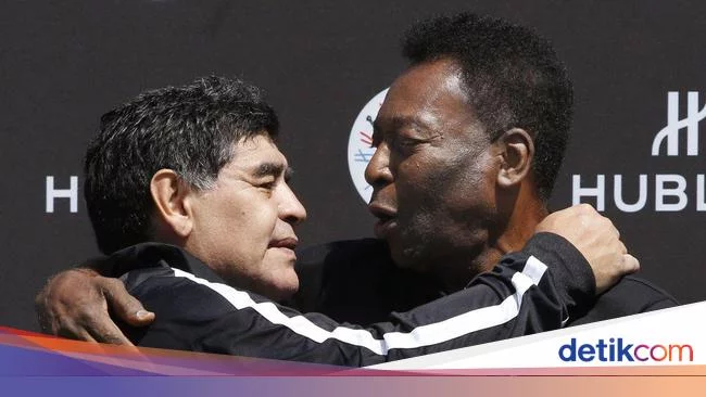 Ketika Pele dan Maradona 'Berdebat' Siapa yang Terbaik