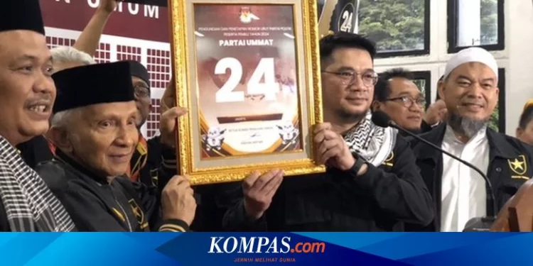 Puja-puji Amien Rais Usai Partai Ummat Lolos Jadi Peserta Pemilu