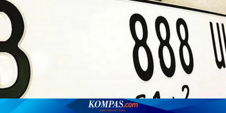 Wacana Pelat Nomor Kendaraan Mau Dipasang Cip