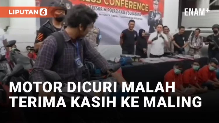 Motornya Dicuri, Mahasiswa Ini Malah Berterima Kasih ke Maling