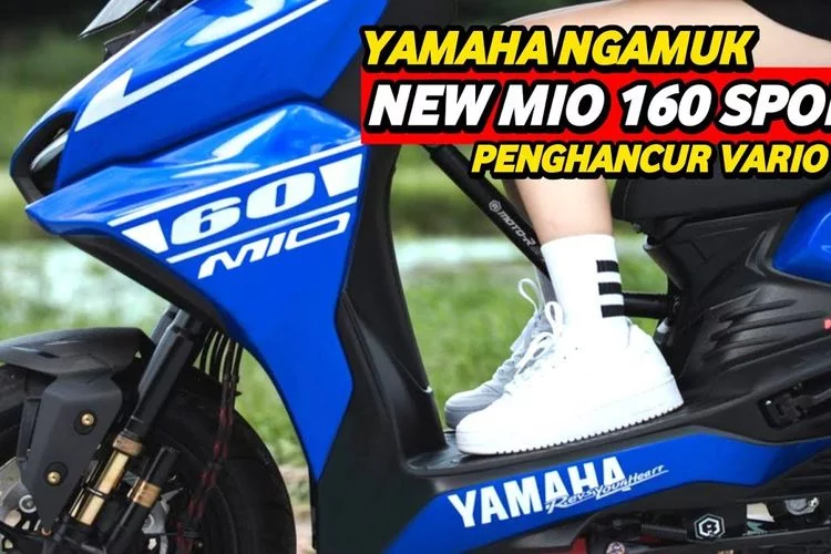 HONDA TAK BERKUTIK! New Yamaha Mio Sporty 160 Libas Sang Juara Honda Vario 160 di Pasar Otomotif? Sangar Bro!!