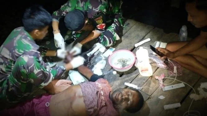 Peristiwa Mengerikan di Hutan Papua, 2 Dua Warga Berdarah-darah Lari Selamatkan Diri ke Pos TNI
