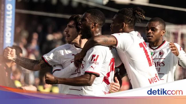 Salernitana Vs AC Milan: Rossoneri Menang 2-1