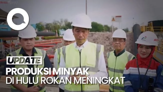 Tinjau Blok Rokan, Jokowi Minta Genjot Produksi 400 Ribu Barel/Hari
