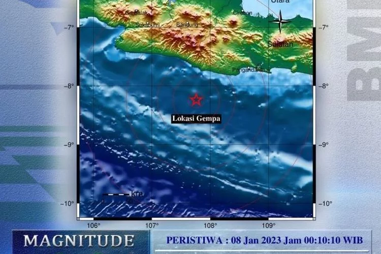 Dua Peristiwa Gempa Bumi Awali Akhir Pekan di Jawa Barat, Disini Pusatnya