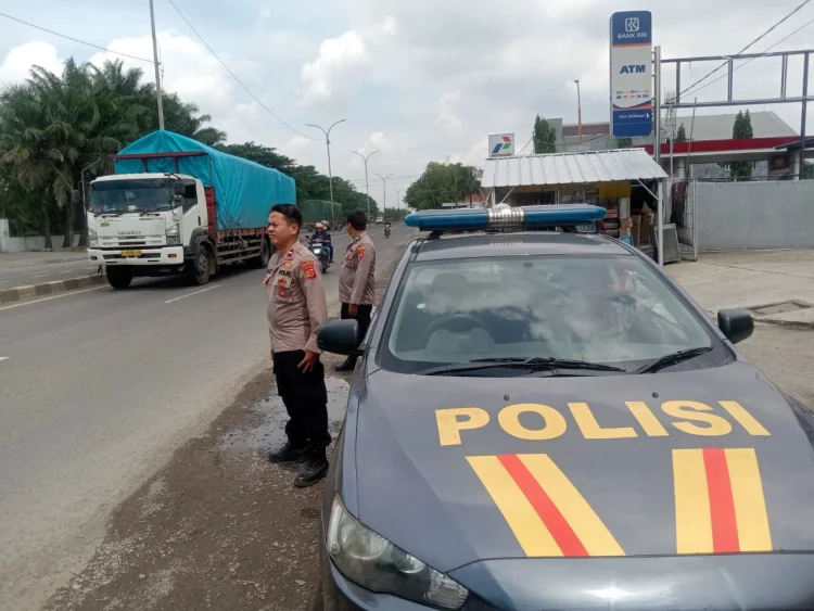 Polsek Widasari Kembali Gelar Patroli Strong Point Wiralodra