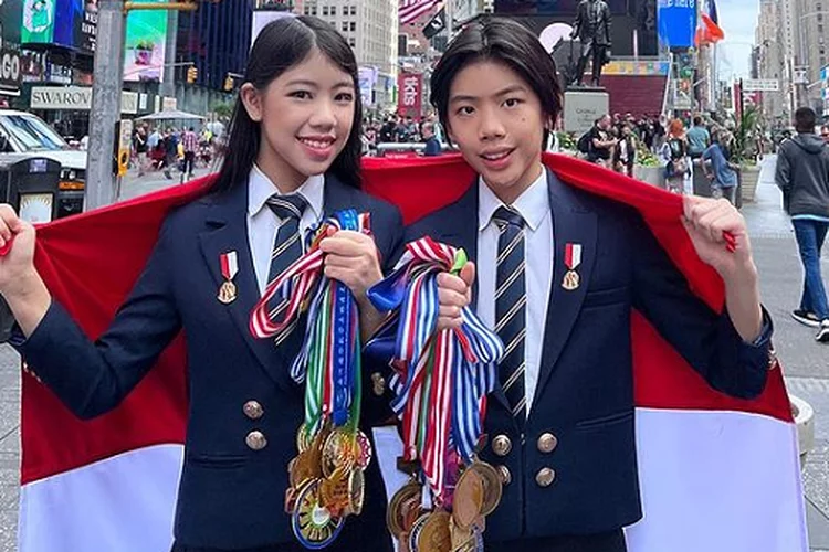 KEREN! Inilah Biodata Juara Matematika dan Sains Internasional dari Indonesia: Mischka Aoki dan Devon Kei