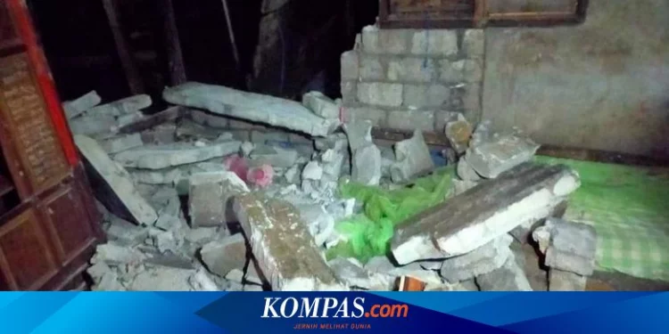 Gempa M 7,5 di Maluku, Puluhan Rumah di Tanimbar Rusak Parah, Ada Warga Tertimpa Reruntuhan