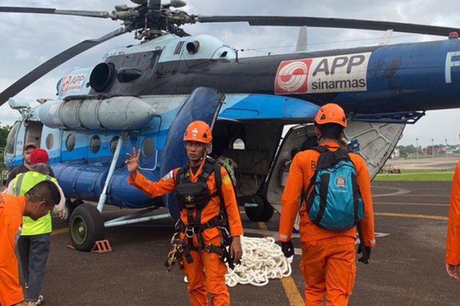 Ini Kronologis Helikopter Reg. P3001 Polda Jambi yang Mendarat Darurat