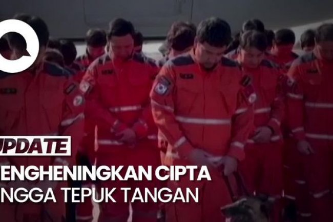 Momen Tim Penyelamat Internasional Korban Gempa Dipulangkan dari Turki