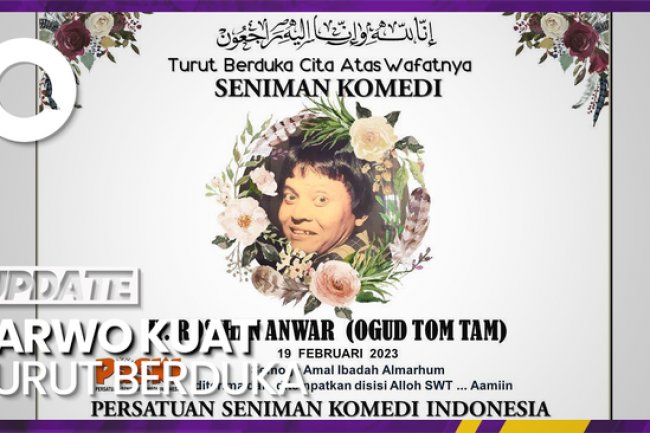 Pelawak Senior Ogud Tom Tam Meninggal Dunia