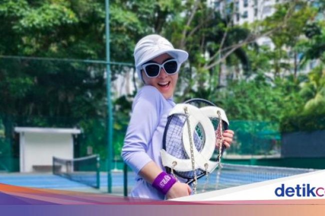 Syahrini Main Tenis Pakai Raket Mirip Punya Kylie Jenner, Harganya Bikin Syok