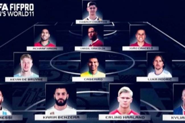 Daftar 11 Pemain Terbaik FIFA FIFPro 2022, Cristiano Ronaldo Gagal Masuk