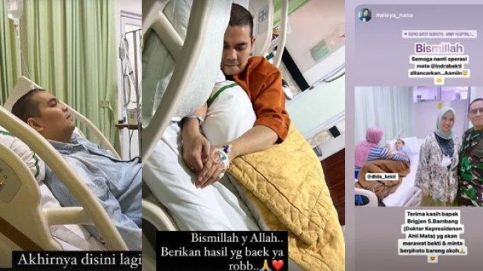 Beredar Foto Indra Bekti Kembali TerbaringRumah Sakit, Kini Ditangani Dokter Kepresidenan