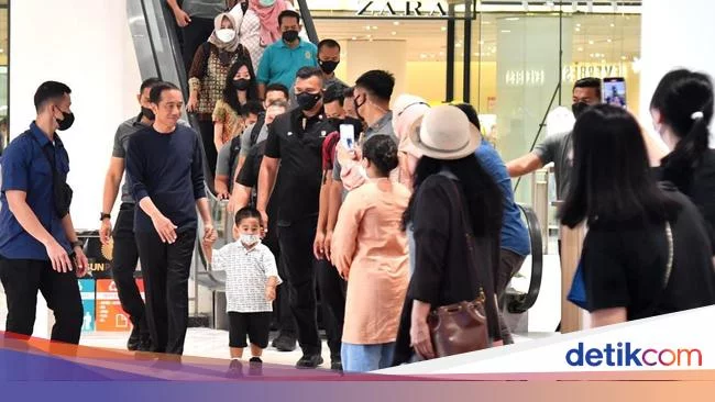 Kagetnya Warga Medan saat Jokowi Kunjungi Mal Bawa Al Nahyan-Sedah Mirah