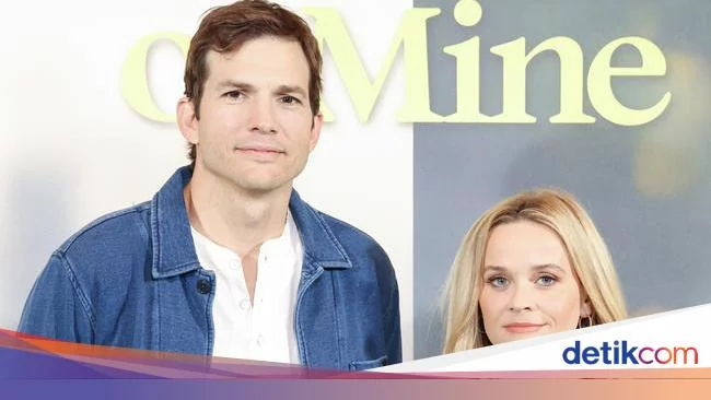 Pose Kaku dengan Reese Witherspoon, Ashton Kutcher Tak Mau Digosipin Selingkuh