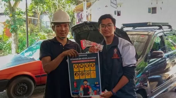 Wujudkan Zero Accident! Mahasiswa KKN Undip Edukasikan K3 Pada Bengkel Otomotif