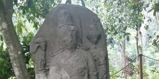 Patung Wisnu di Candi Ganter Ngantang-Malang Hilang Diduga Dicuri