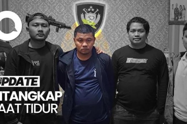 Tampang Debt Collector 'Si Belang Biru' yang Kini Lesu Usai Ditangkap