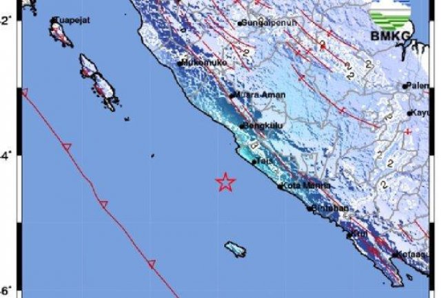 Info BMKG: Setelah Bengkulu Digoncang Gempa Magnitudo 5.1, Menyusul Lampung, Cek Titik Lokasinya