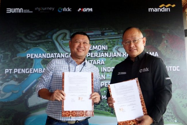 Dukung Sport Tourism, Bank Mandiri Promosikan Sirkuit Internasional Mandalika 2023