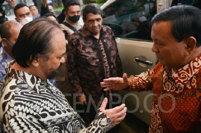 4 Petinggi NasDem Bakal Dampingi Surya Paloh dalam Pertemuan dengan Prabowo di Hambalang