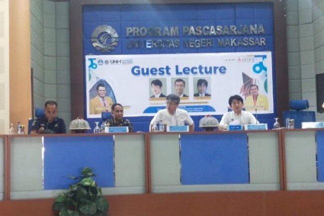 Dua Guru Besar dari Jepang Beri ki Kuliah Umum Tentang Teknologi di UNM Makassar