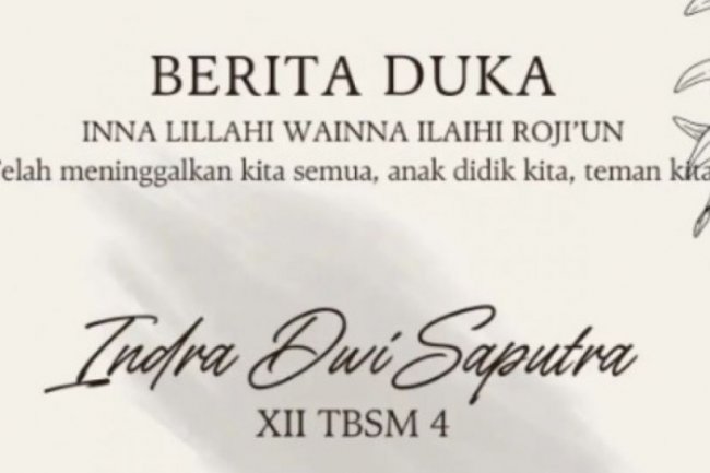 Klarifikasi SMK PGRI 2 Sumedang tentang Peristiwa Pembacokan Siswanya Hingga Tewas