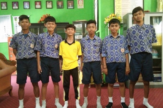 SMPN 2 Palu, Enam Siswa Lolos Seleksi Sepak Bola Internasional