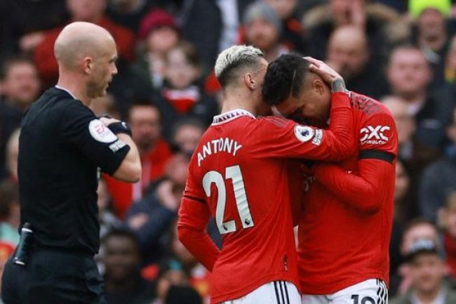 5 Fakta Mencolok Usai Casemiro Kartu Merah di Laga MU vs Southampton