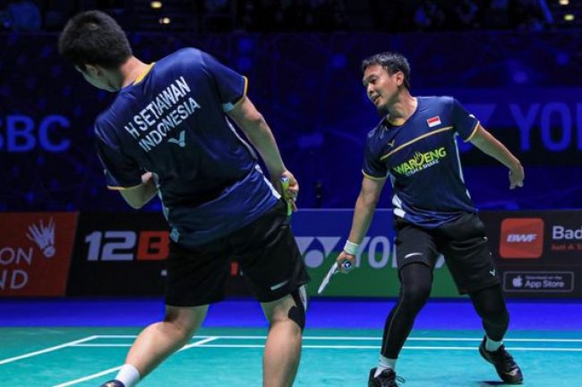 Ahsan/Hendra Minta Maaf Selebrasi Lebay di Perempat Final All England