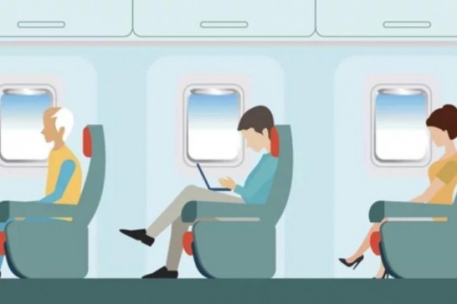 5 Tempat Paling Kotor di Pesawat