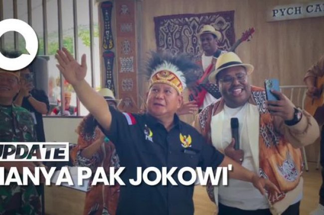 Prabowo Malah Sebut Jokowi Saat Namanya Disebut di Lagu Ojo Dibandingke