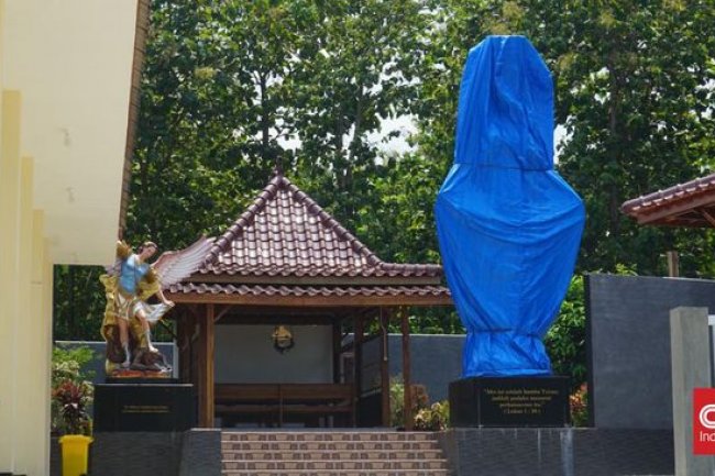 Ramai Patung Bunda Maria Ditutup Terpal, Kapolres Kulon Progo Dimutasi