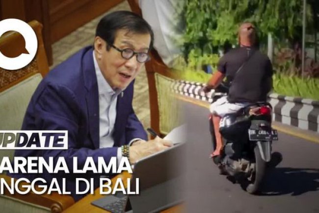 Menkumham Sebut Bule di Bali Naik Motor Tanpa Helm Terpengaruh Orang Kita