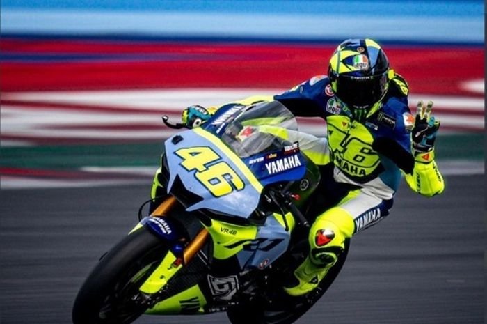 Sudah Jadi Pensiunan, Valentino Rossi Ikut Panaskan Mesin Jelang MotoGP 2023