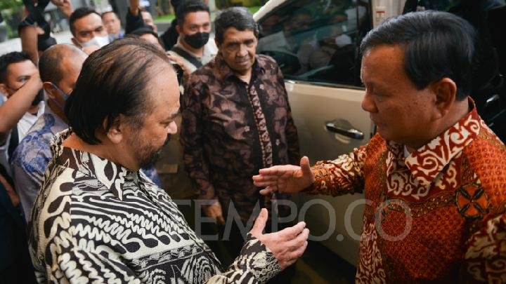 4 Petinggi NasDem Bakal Dampingi Surya Paloh dalam Pertemuan dengan Prabowo di Hambalang