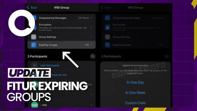 WhatsApp Kembangkan Fitur Pengatur Kedaluwarsa Grup