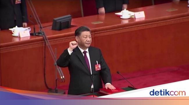 Potret Xi Jinping Resmi Jadi Presiden China 3 Periode