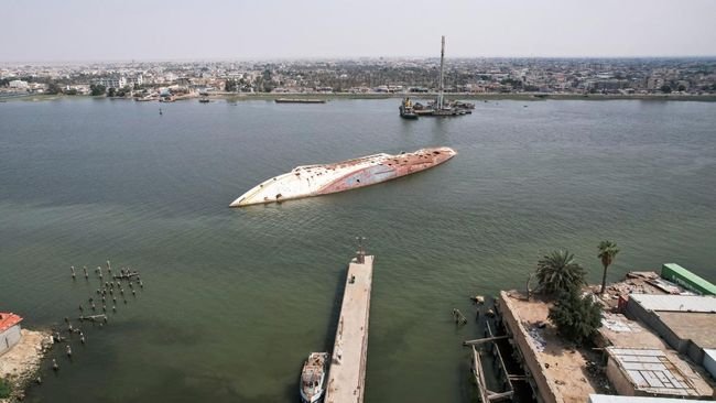 Kapal Pesiar Saddam Hussein, Dulu Angker Kini untuk 'Ngeteh' Nelayan