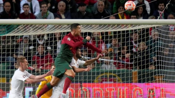 Portugal Menang Telak, Cristiano Ronaldo Cetak 2 Gol