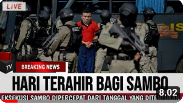 CEK FAKTA: Hari Terakhir Bagi Ferdy Sambo, Eksekusi Dipercepat