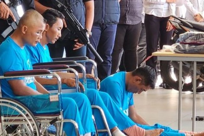 Aksinya Viral, Tiga Perampok di Cilacap Diberi Hadiah Timah Panas saat Ditangkap