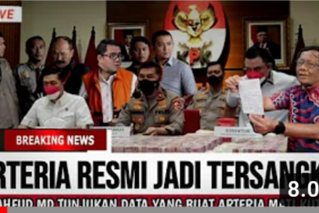 Cek Fakta: Arteria Dahlan Resmi Tersangka, Mahfud MD Miliki Data Akurat, Benarkah?