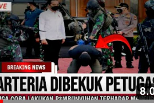 Cek Fakta: Coba Celakai Mahfud MD, Arteria Dahlan Dibekuk Petugas Gabungan, Benarkah?