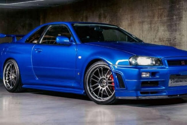 Nissan Skyline GT-R R34 Mendiang Paul Walker di Film Fast & Furious akan Dilelang