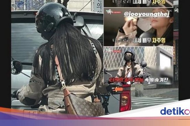 Aktris The Glory Tertangkap Naik Motor Tuai Pujian, Pakai Tas Louis Vuitton