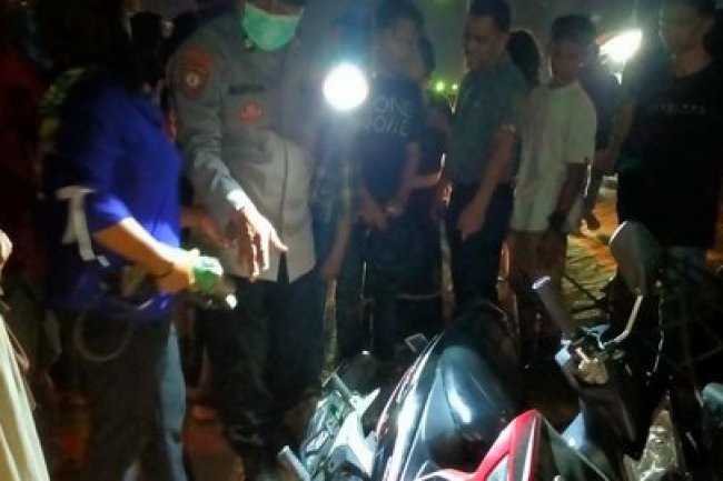 Jatuh dari Motor, Warga Sumut Tertusuk Besi Proyek Parit di Lhokseumawe